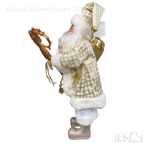 Златният Дядо Коледа – мигновено празнично настроение у дома!, снимка 2 - Декорация за дома - 52773994