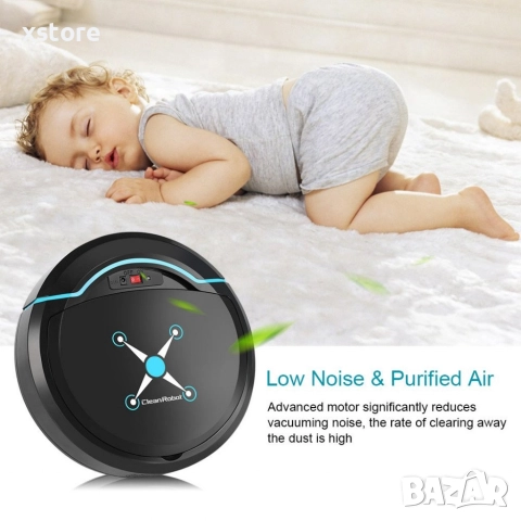 Прахосмукачка робот CleanRobot за всякакъв вид настилки ROBOT5, снимка 6 - Прахосмукачки - 52796120