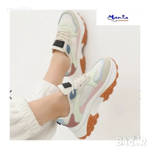 Дамски многоцветни маратонки, снимка 2 - Маратонки - 49928627