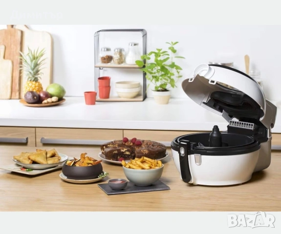 Фритюрник с горещ въздух Tefal FZ 7600 ActiFry Genius 1.2 кг,1500W, снимка 8 - Фритюрници - 54154088