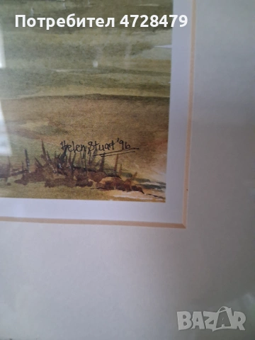 Картини акварел с красиви рамки и подпис на художника., снимка 2 - Декорация за дома - 53704999