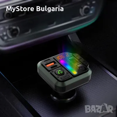 FM Bluetooth Предавател с QC3.0 & PD 20W, снимка 3 - Други - 49205334