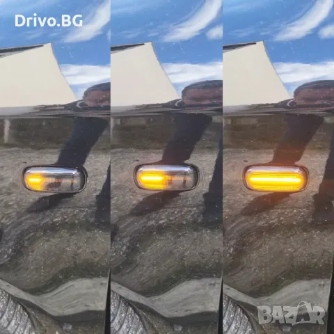 LED Динамични Мигачи за Audi A3 8P, A4 B6 B7, A6 C5 C6, снимка 4 - Аксесоари и консумативи - 48965559