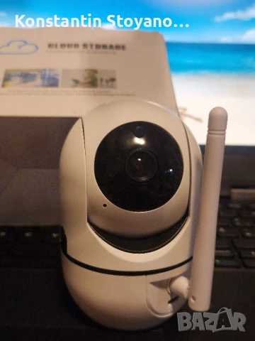 ИНОВАТИВНА IP КАМЕРА С АНТЕНА ЗА НАБЛЮДЕНИЕ CLOUD STORAGE INTELLIGENT CAMERA, снимка 4 - Камери - 50980133