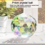 OwnMy 80 мм прозрачна кристална топка с фасетирана Дъга Призма,ловец на слънце, снимка 9