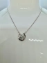 Сребърно колие с мойсанит (Диамант) 1 карат, снимка 1