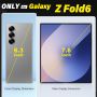 Калъф TUCCH за Galaxy Z Fold 6 (7,6") 5G, PU кожа с държач за писалка S, стойка, езерно синьо, снимка 3