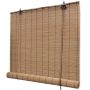 vidaXL Кафява бамбукова роло щора 140х160 см(SKU:241330