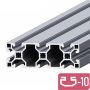 Конструктивен алуминиев профил 40х120 Слот 10 Т-Образен, снимка 1 - Консумативи за принтери - 45436851