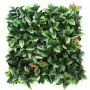 Пано 50х50см изкуствена зелена декорация Photinia, снимка 1 - Пана - 45618091