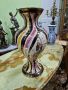 Уникална много красива антикварна колекционерска порцеланова белгийска ваза H.BEQUET , снимка 5