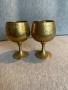 месингови гравирани чаши , снимка 1