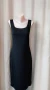 2XL Черна, еластична изчистена рокля, снимка 2