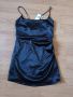 Черна сатенена рокля Zara, снимка 1 - Рокли - 45413113