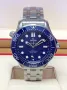 Omega Seamaster Diver 300M 42mm Steel Blue Wave Dial Ceramic Automatic, снимка 1