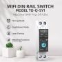 Tuya Smart / Smart Life WiFi DIN смарт-ключ 63A с отчет на консумация, снимка 2