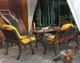 Комплект Градински чогунени пейки/стола, снимка 1 - Градински мебели, декорация  - 45145490