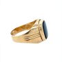 Златен мъжки пръстен 5,69гр. размер:67 14кр. проба:585 модел:23530-3, снимка 3