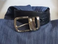 Три броя / Естествена кожа / Дизайнерски винтидж колан "Tiger", "Pieces" и "Levi's" , снимка 15