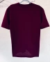 Красива тениска унисекс TRIGEMA - цвят бургунди, 100% суперчесан памук, снимка 7