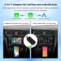 LIAMORFE 2 в 1 USB безжичен CarPlay Android адаптер за кола, снимка 2