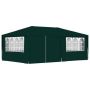vidaXL Професионална парти шатра със стени 4x6 м зелена 90 г/м²（SKU:48538, снимка 1 - Градински мебели, декорация  - 45557342