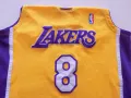 баскетболен потник la lakers kobe bryant #8 nba reebok екип тениска спорт оригинал мъжки размер 50/M, снимка 4