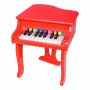 Детски дървен роял - червен (004)
