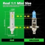 Нови H1 LED крушки за къси дълги светлини и халогени Canbus IP68 2 броя фар кола автомобил, снимка 4