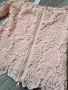 Нова дамска розова блуза / риза с красива дантела, снимка 6