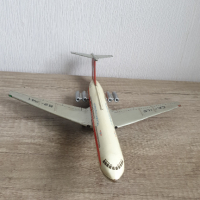 Стара соц. ламаринена играчка съветски самолет ИЛ - 62, снимка 3 - Колекции - 44972131