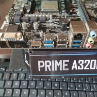 Дънна платка Asus Prime A320M-K Socket AM4 + Ryzen 7 2700X 3700MHz 4300MHz(turbo) + 32GB DDR4, снимка 2 - Дънни платки - 36988587