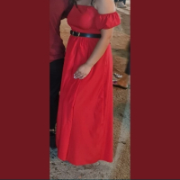 Червена официална рокля, снимка 1 - Рокли - 45040692
