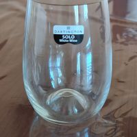 Четири кристални чаши за бяло вино от Dartington Solo, снимка 3 - Чаши - 45434161