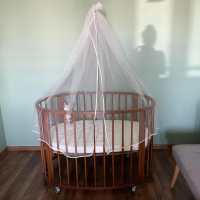 Дървено бебешко легло - TAHTEREVALLI Elipso, снимка 2 - Бебешки легла и матраци - 44942956