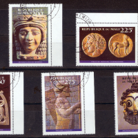 Мали 1994 г. 20 марки "Световни паметници от Древността" - клеймо СТО, снимка 3 - Филателия - 44218424