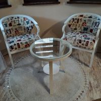масичка и столове чисто нови, снимка 1 - Маси - 45904633