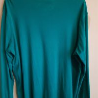 3xlБЛУЗКА В ТРЕВИСТО ЗЕЛЕН ЦВЯТ ОТ ПАМУЧНО ТРИКО, снимка 4 - Блузи с дълъг ръкав и пуловери - 45525007