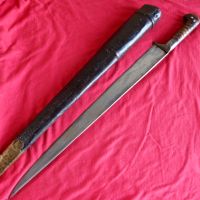 Хайбер, ятаган , меч. Булатна стомана., снимка 4 - Антикварни и старинни предмети - 45482812
