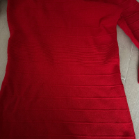 Елегантна червена рокля Mango, снимка 2 - Рокли - 44993383