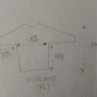 Сива блуза с дълъг ръкав Hugo Boss (XL), снимка 6 - Спортни дрехи, екипи - 45467978