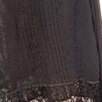 Дантелена черна риза, снимка 11 - Ризи - 11001288