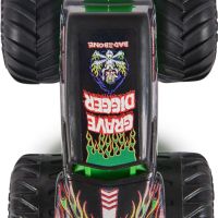Кола с дистанционно управление Monster Jam 1-64th Grave Digger, играчка за деца, зелено, снимка 7 - Коли, камиони, мотори, писти - 45097146