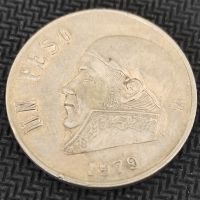 4 бр. Монети Мексико 1 песо, 1975-1980, снимка 5 - Нумизматика и бонистика - 45492022