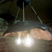 Ръчно изработена винтидж дизайнерска лампа "ХАБИТАТ", снимка 12 - Декорация за дома - 45281044