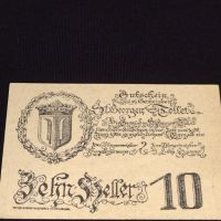 Банкнота НОТГЕЛД 10 хелер 1921г. Австрия перфектно състояние за КОЛЕКЦИОНЕРИ 44635, снимка 8 - Нумизматика и бонистика - 45236550