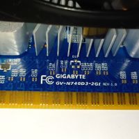 Продавам видео карта Gigabyte GF 740 (GV-N740D3-2GI ) 2GB DDR3 128bit VGA 2xDVI HDMI, снимка 3 - Видеокарти - 45861201