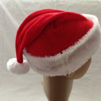 Коледна шапка от кадифе за дете на 1-2 години, снимка 5 - Шапки, шалове и ръкавици - 45112704