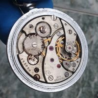 Стар джобен часовник Молния Molnija 2 броя, снимка 7 - Мъжки - 45617917