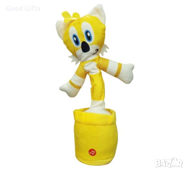 Плюшена Играчка Соник Sonic, Пеещ, Танцуващ, Жълт, снимка 1